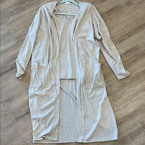 Carly Jean Los Angeles Tank and Cardigan.